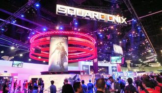 Un stand dédié à Square Enix lors du salon de jeux vidéo E3 en 2013
